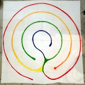 tapis labyrinthe méditation